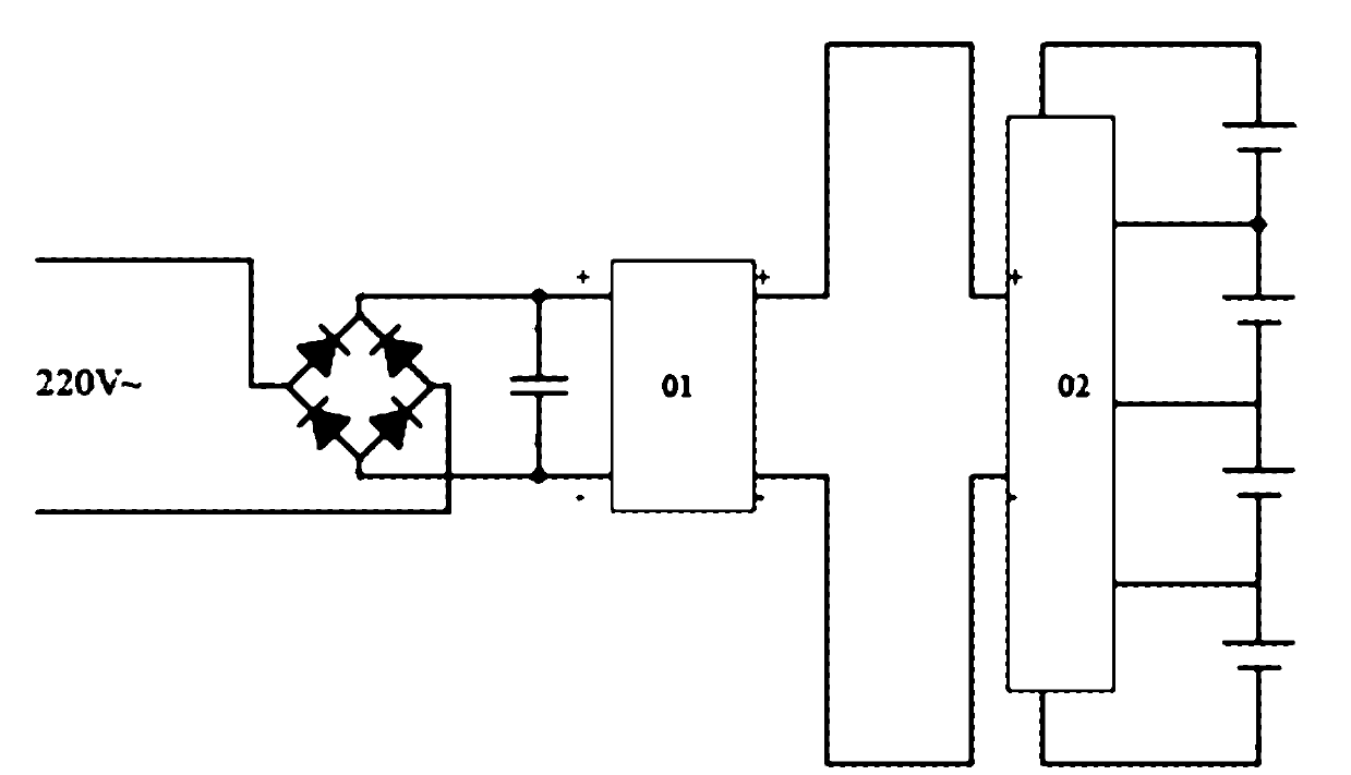 Charging circuit for equalizing activation of multi-section series lithium ion battery pack and battery pack