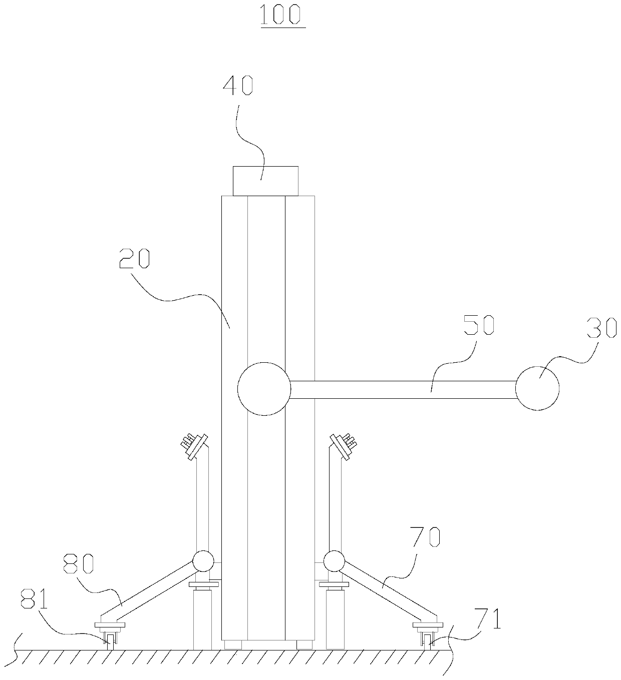 Wall surface treatment robot