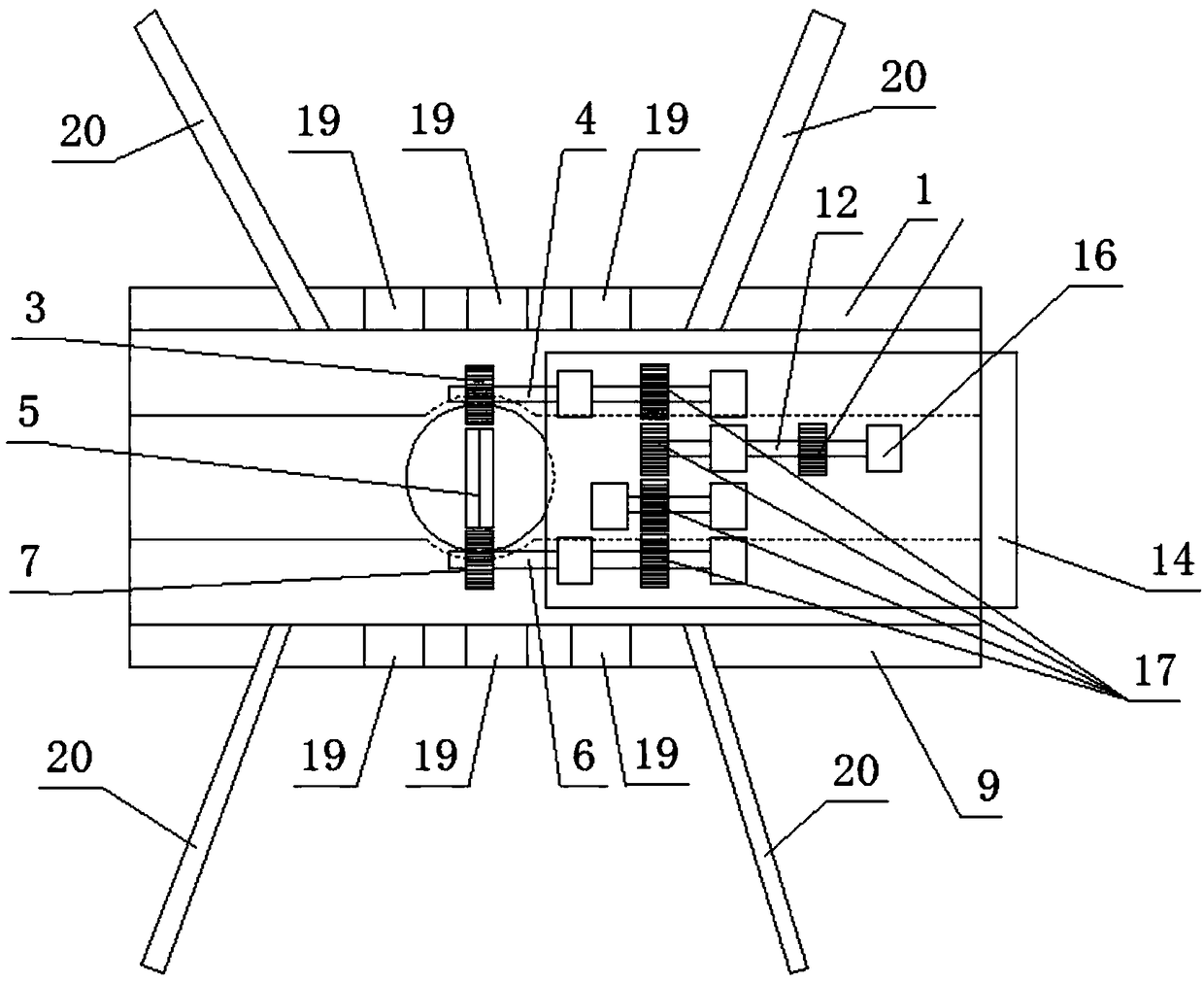 Seawater wave power generation device with isolation cover