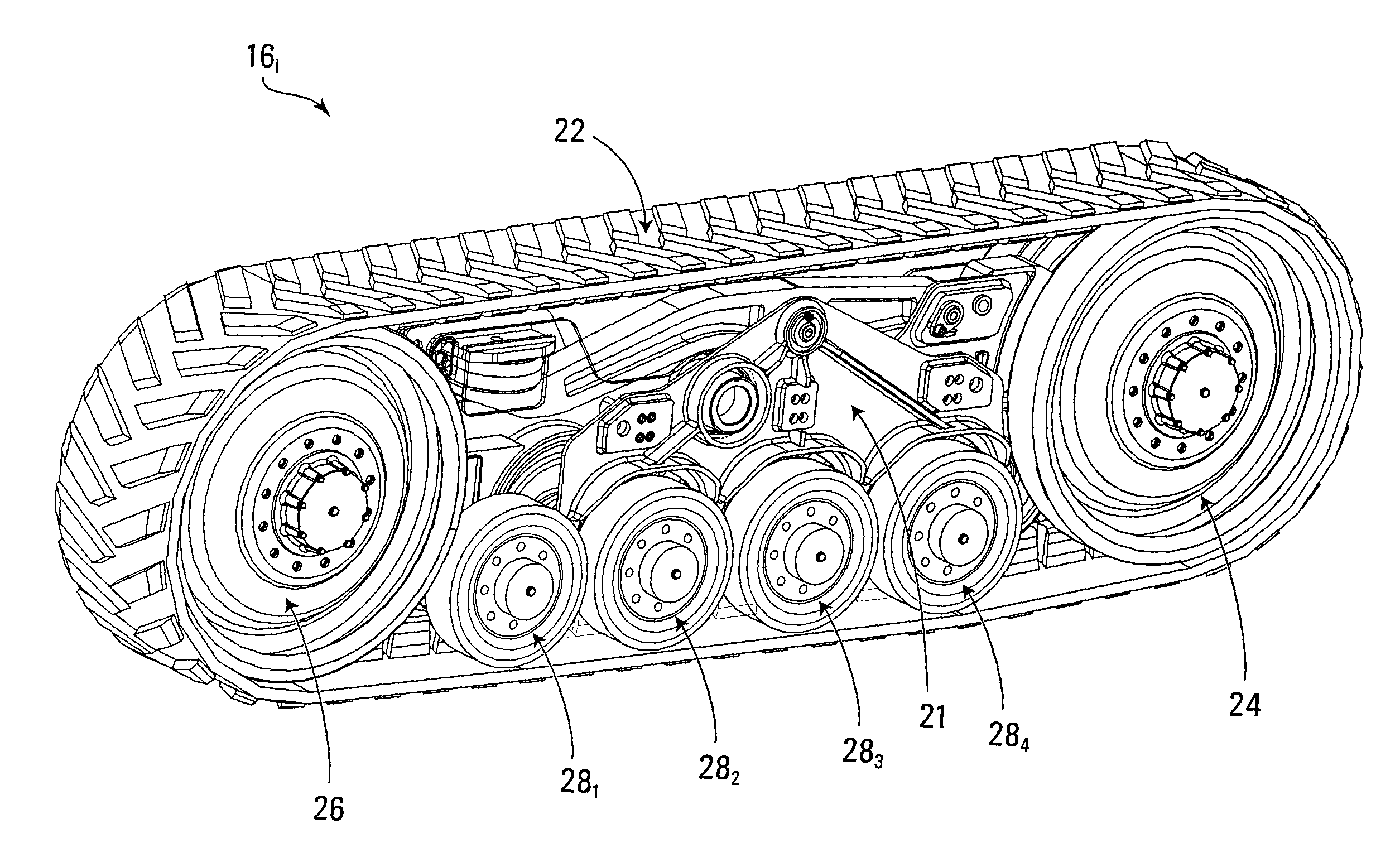 Track assembly for an off-road vehicle