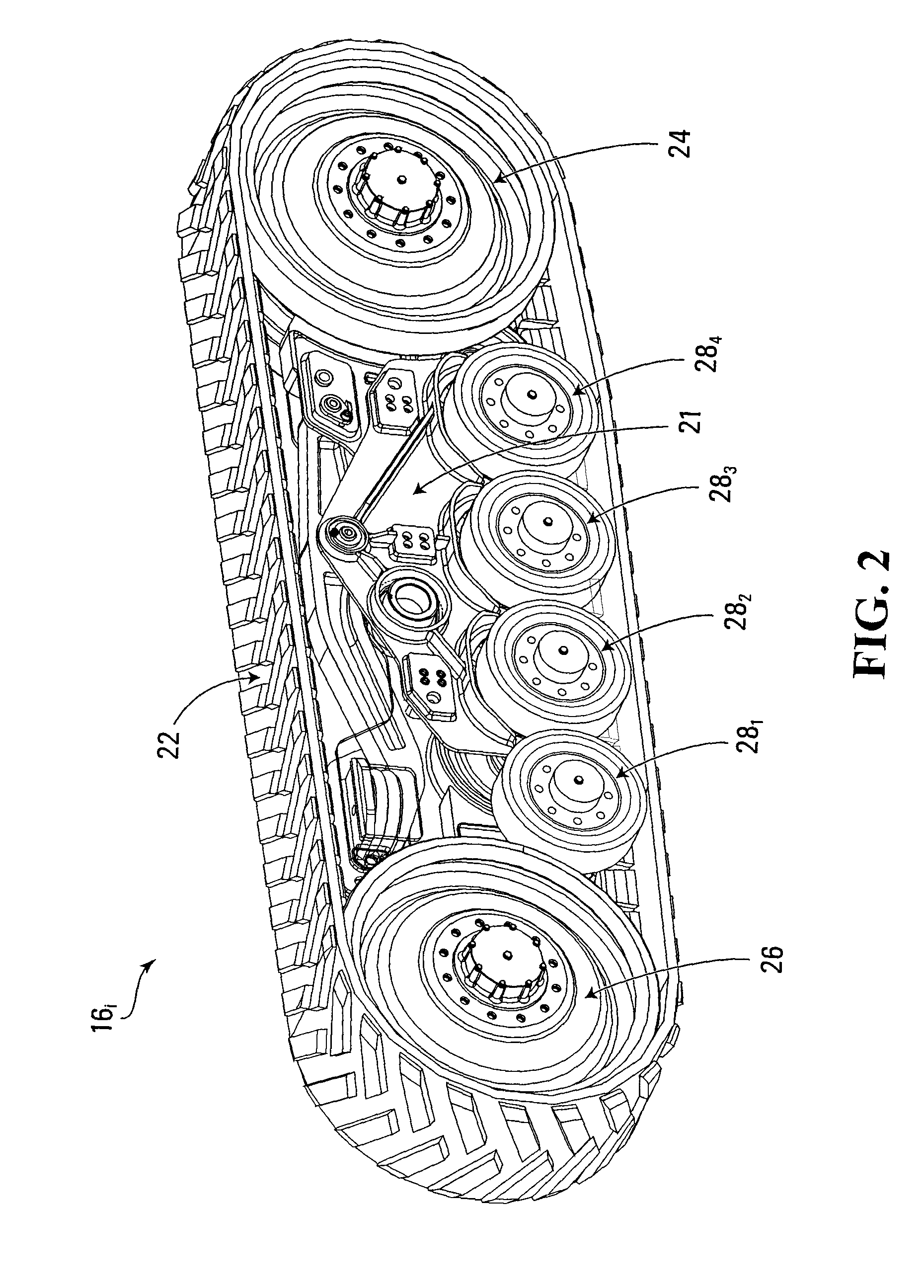 Track assembly for an off-road vehicle