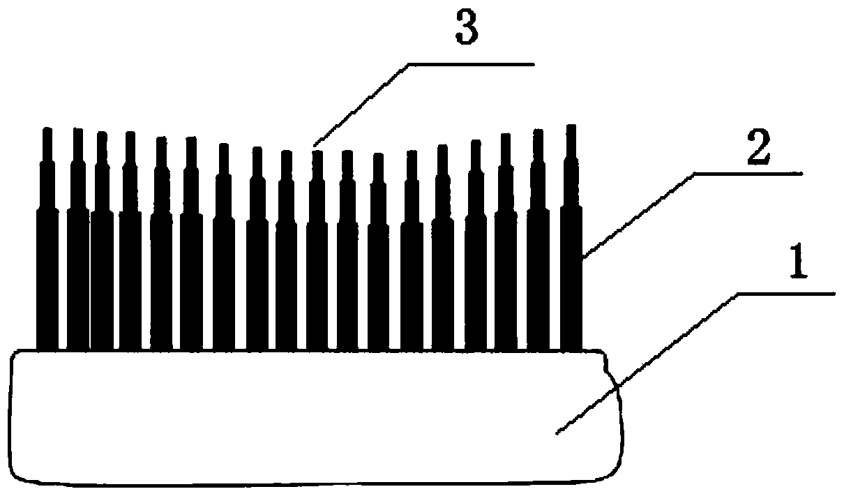 Child toothbrush head and toothbrush