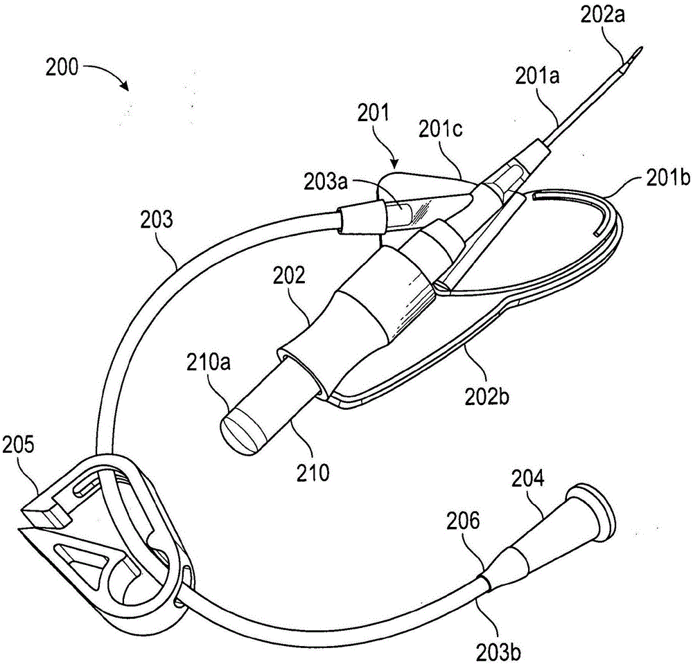 Extension tubing strain relief