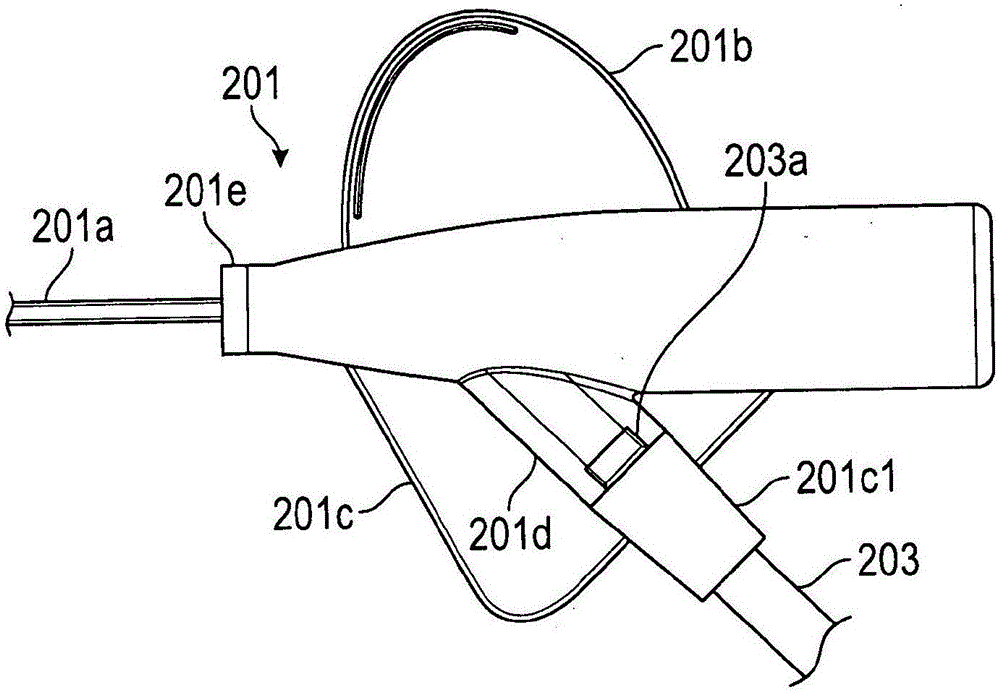 Extension tubing strain relief