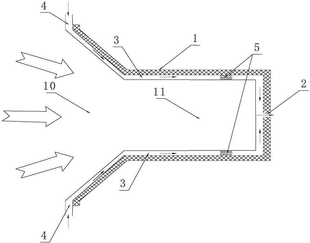 Two-stage solar heat absorber