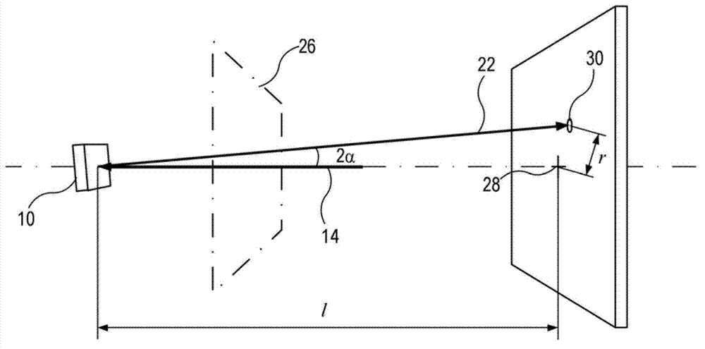 Method for determining the tilt of an image sensor