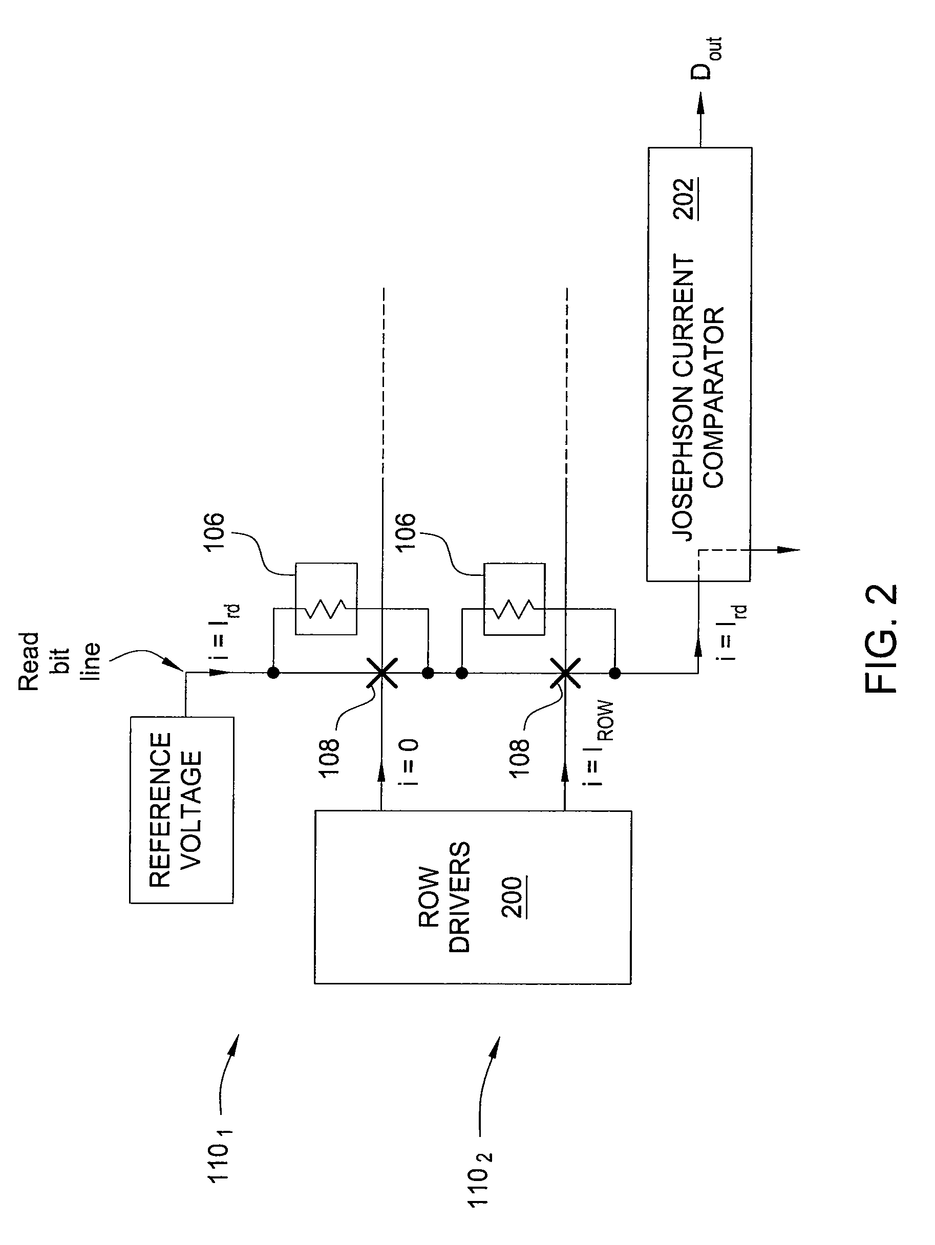 Hybrid superconducting-magnetic memory cell and array