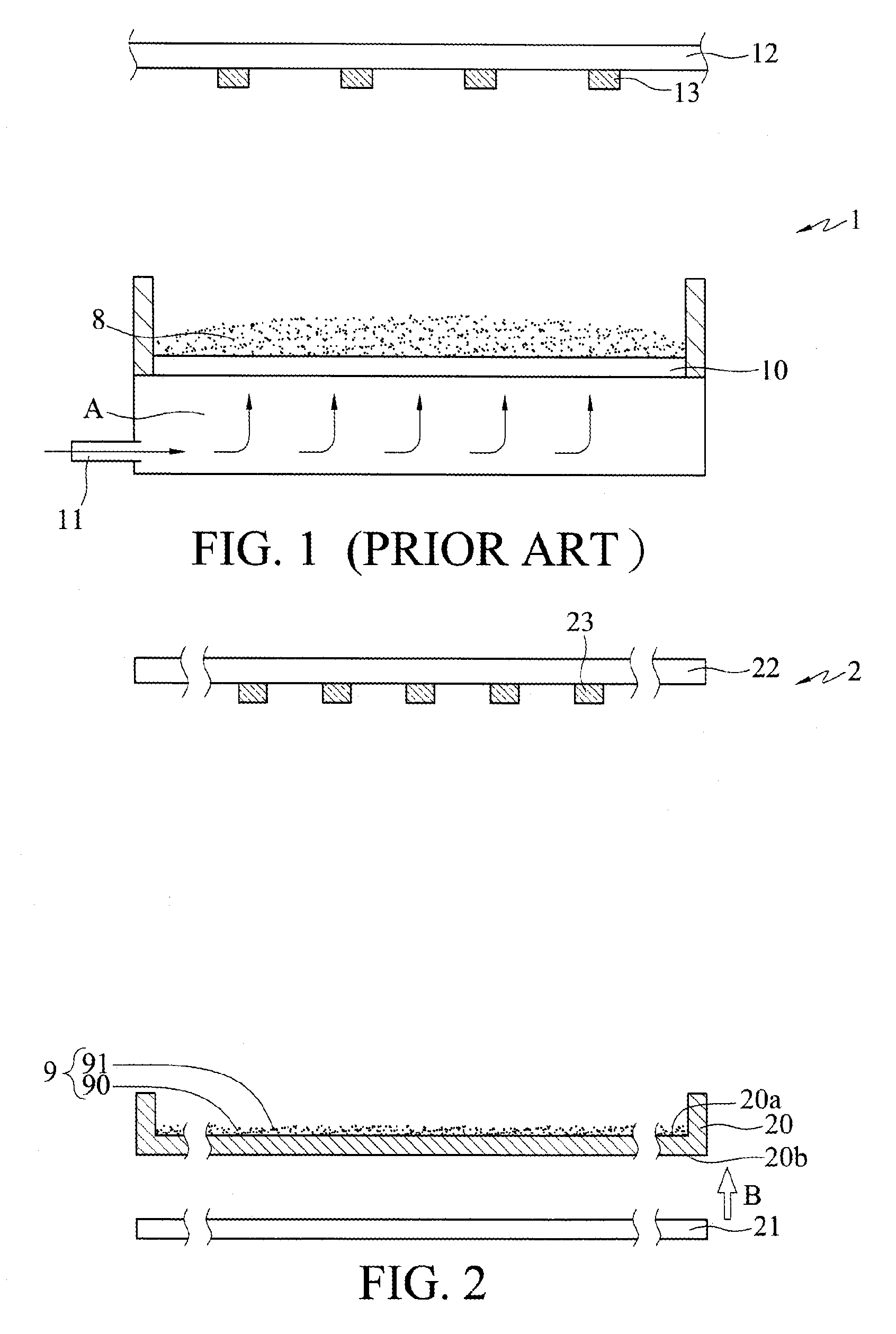 Charged powder supply device