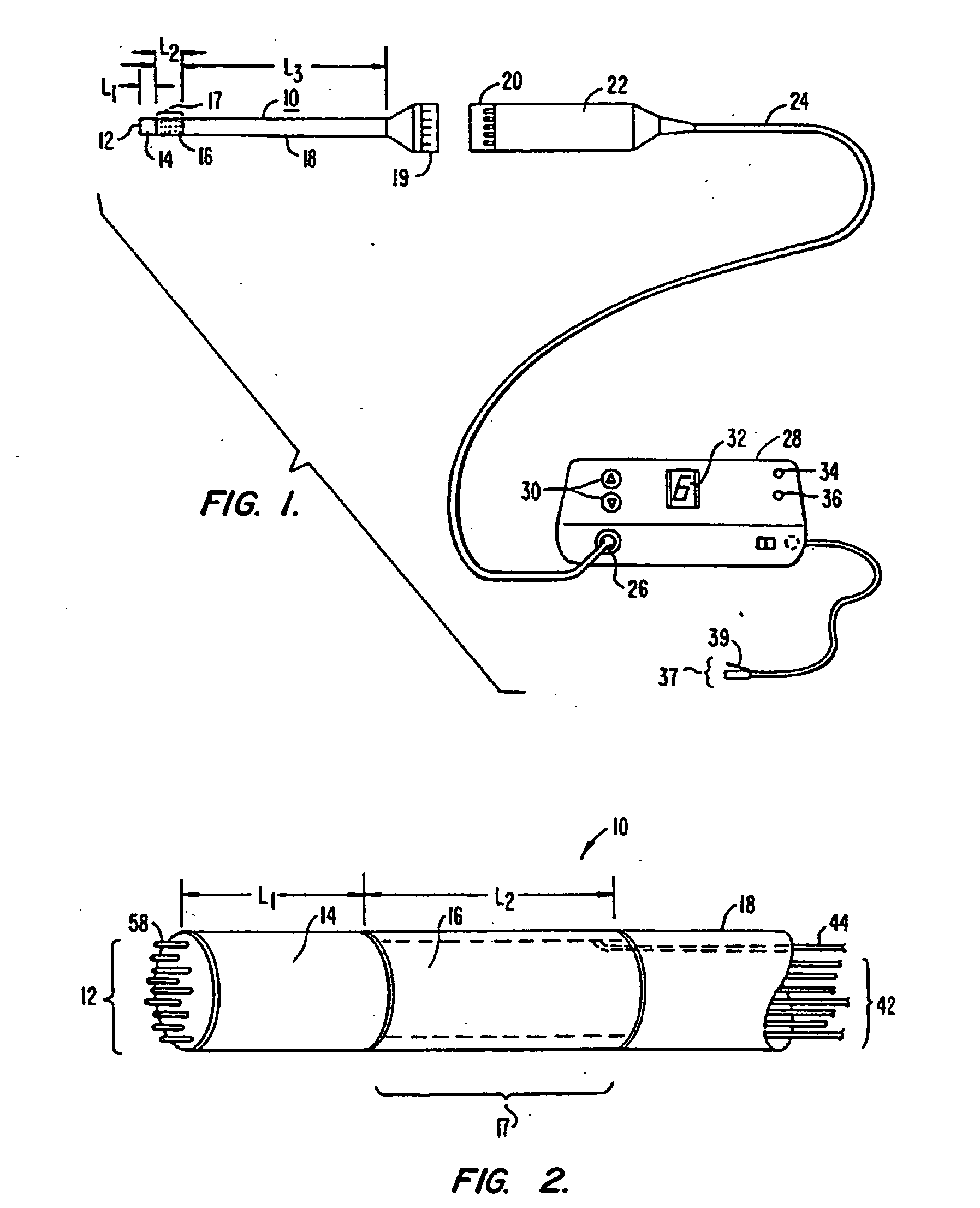 Methods for electrosurgical tissue treatment between spaced apart electrodes