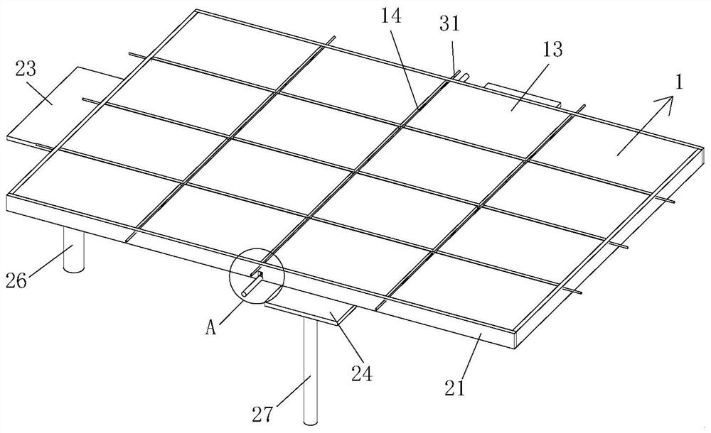 Solar power generation device with ice breaking function