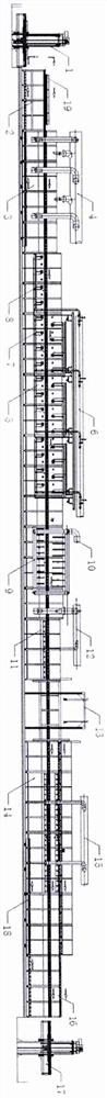 Single-layer firing and multi-layer cooling roller kiln