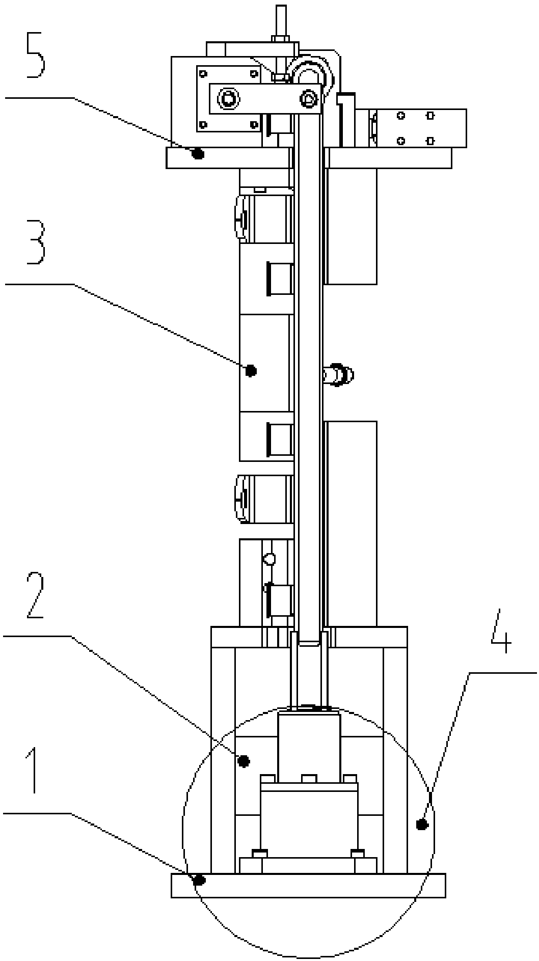 Square oil distributing pipe welding clamping device