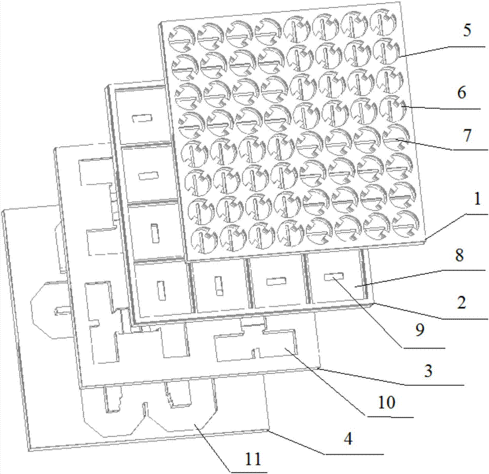 Broadband circularly-polarized waveguide antenna and antenna array thereof