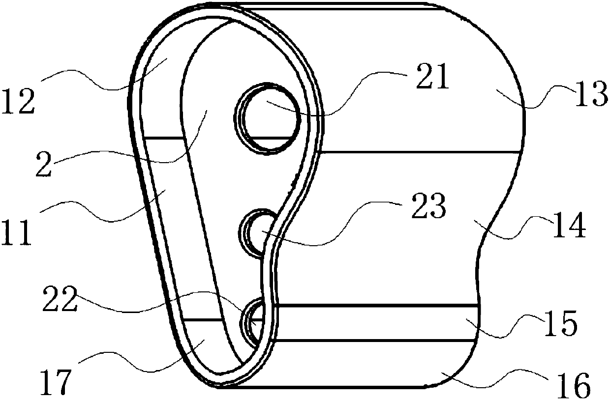 Laptop rotary shaft cavity and manufacturing technology thereof