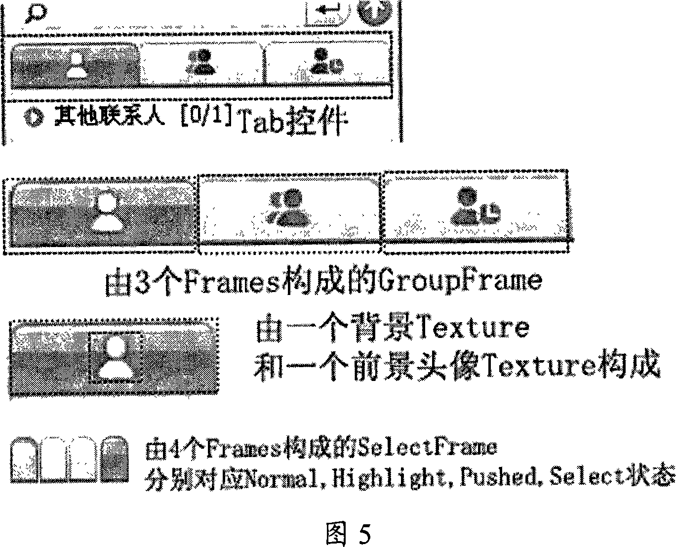 Interface development system and control combing method