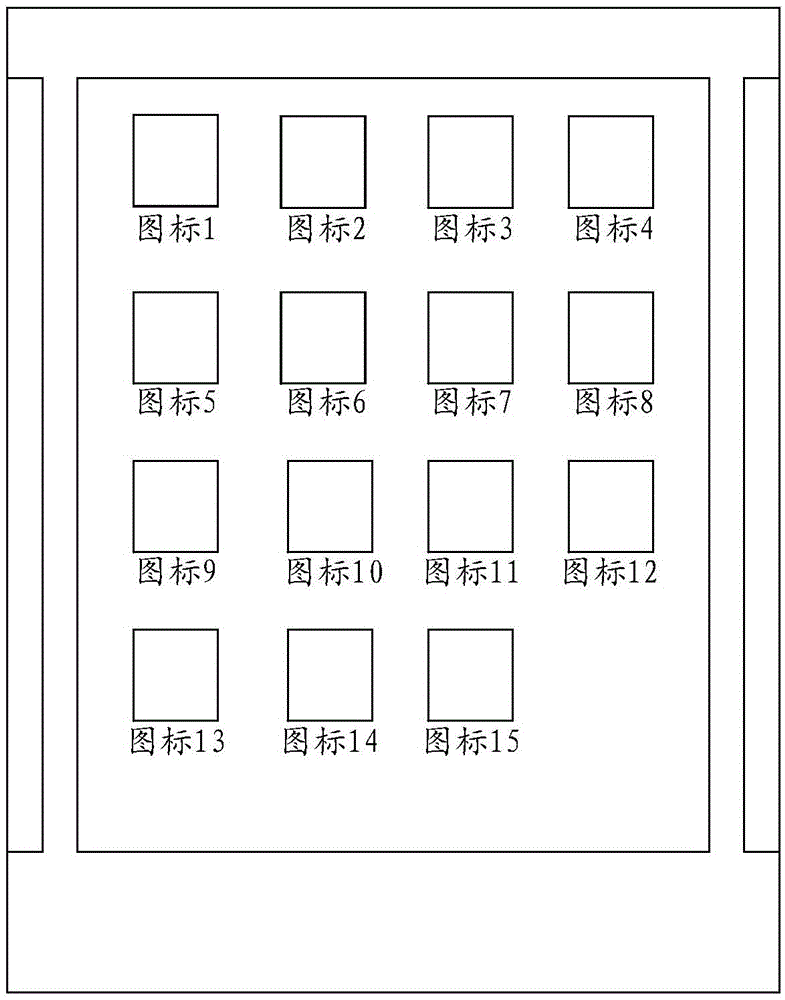 Management method and device of application icon