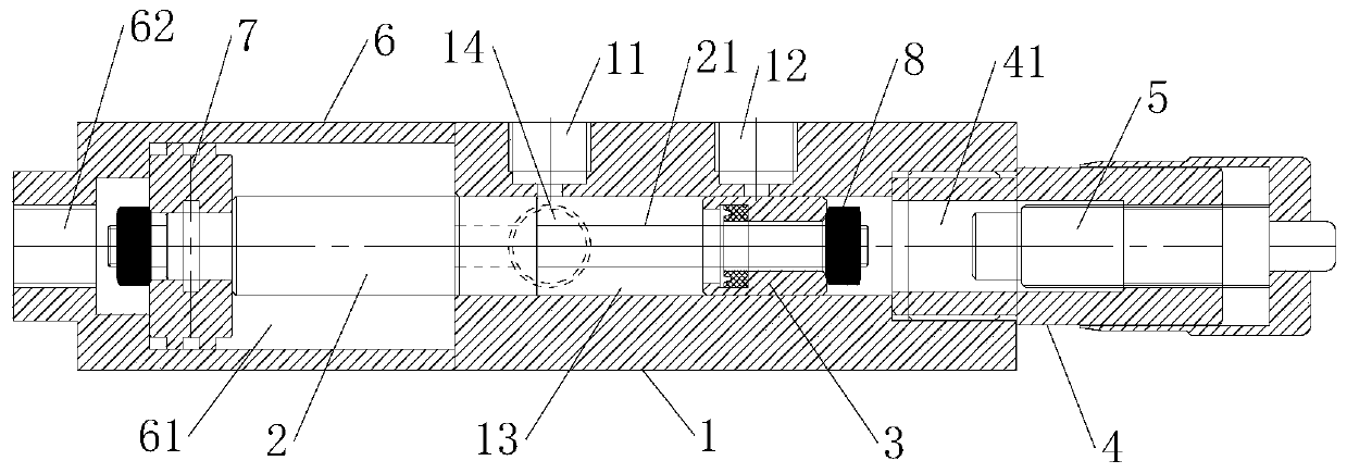 Straight-through proportional valve