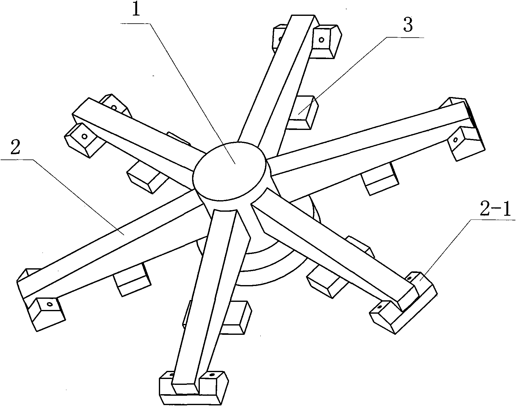 Foundation of wind generating set