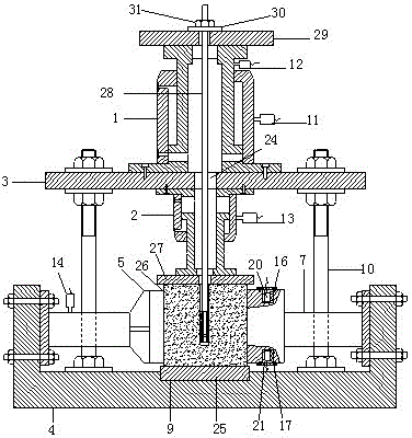 Indoor pull-out test apparatus for anchor rod