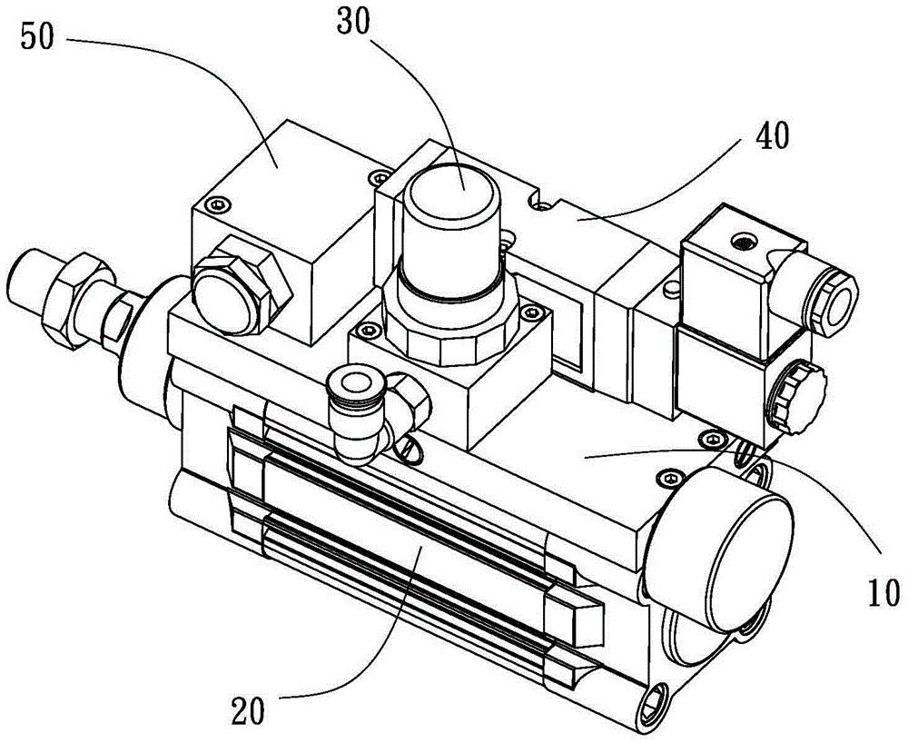 Pneumatic device and its control integration module