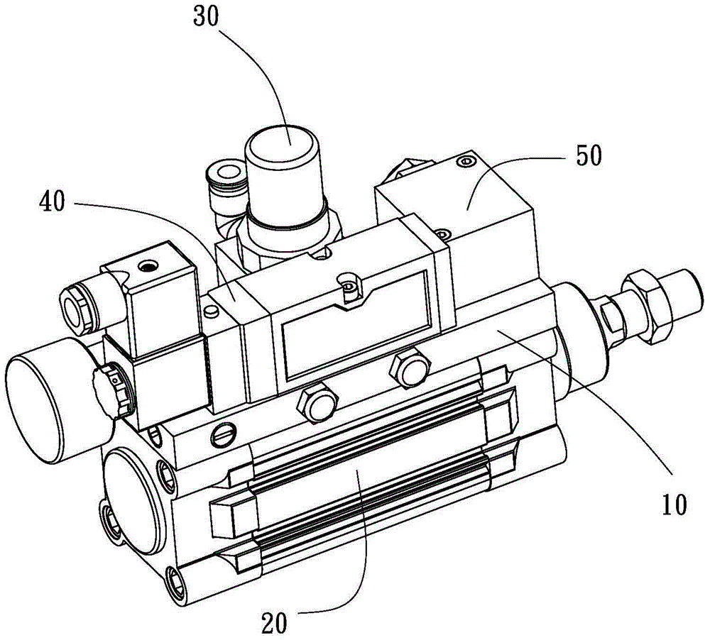 Pneumatic device and its control integration module