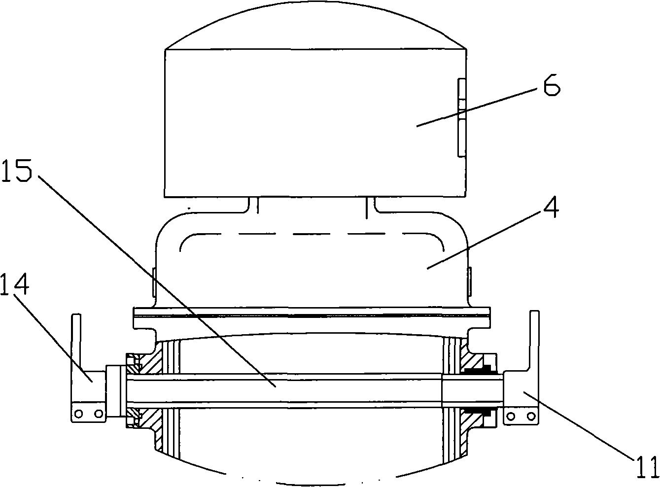 Combined high-tension current potential transformer