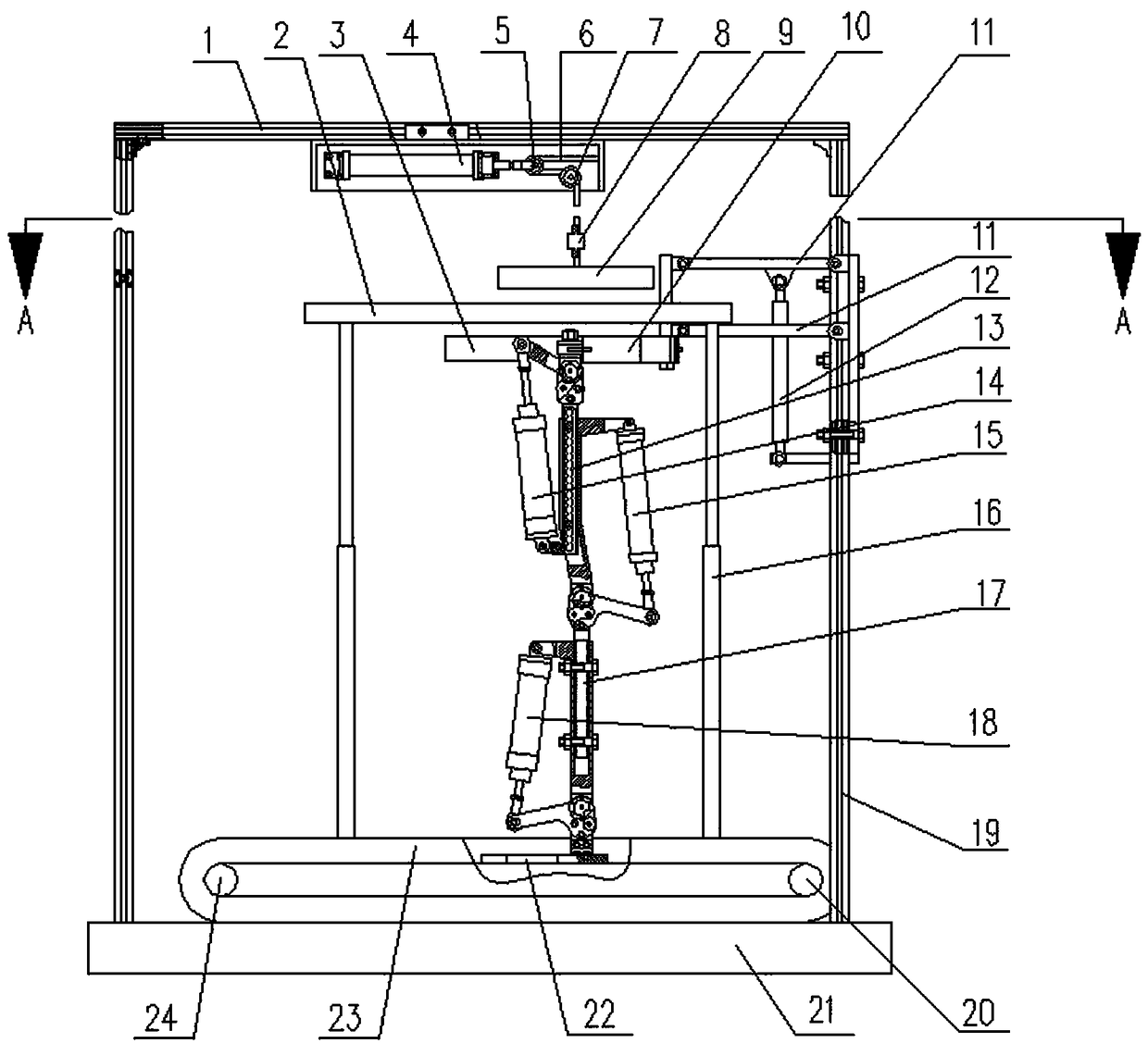 Lower limb training rehabilitation robot