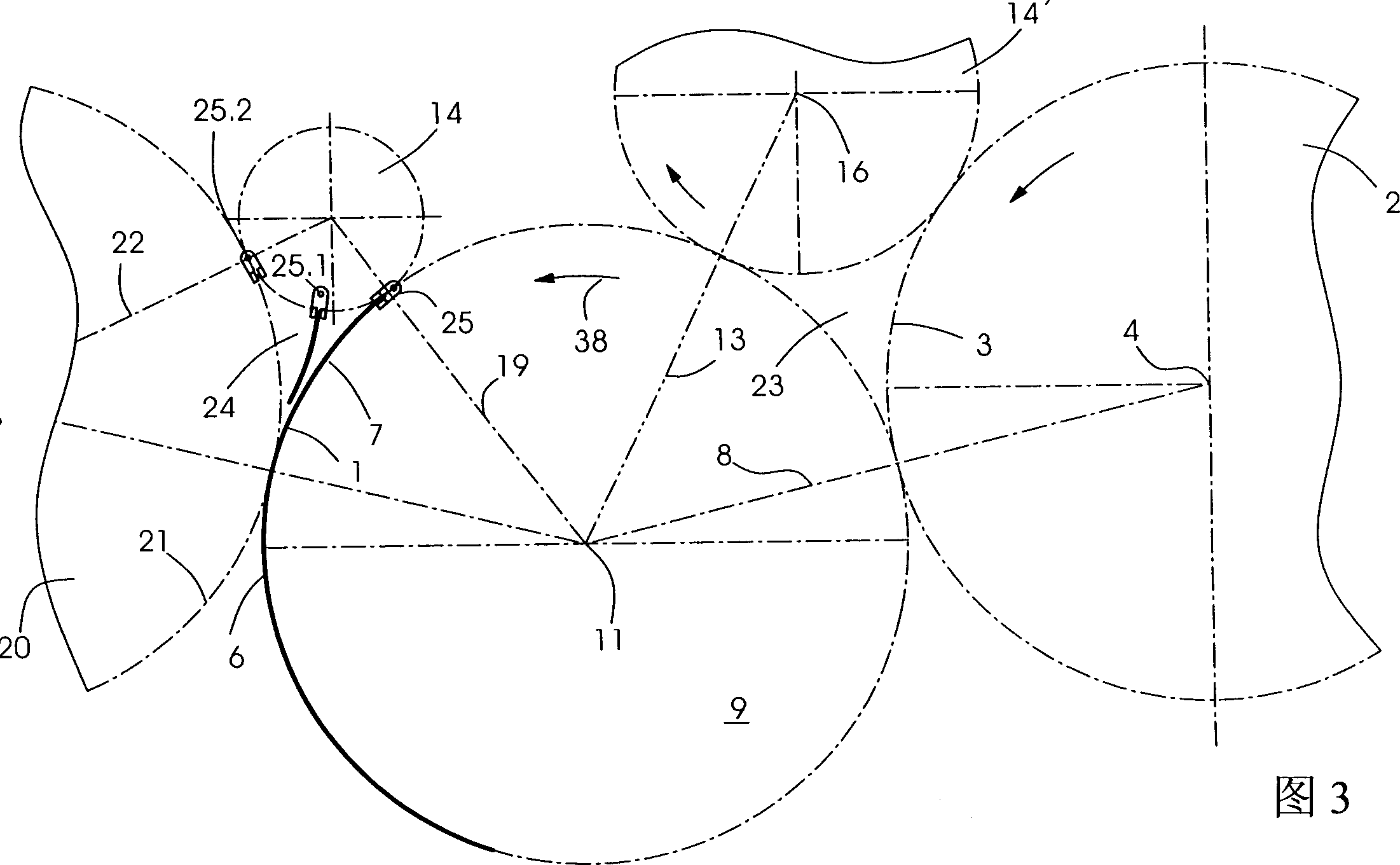 Apparatus for turning plane printed matter in half turning paper treating machine