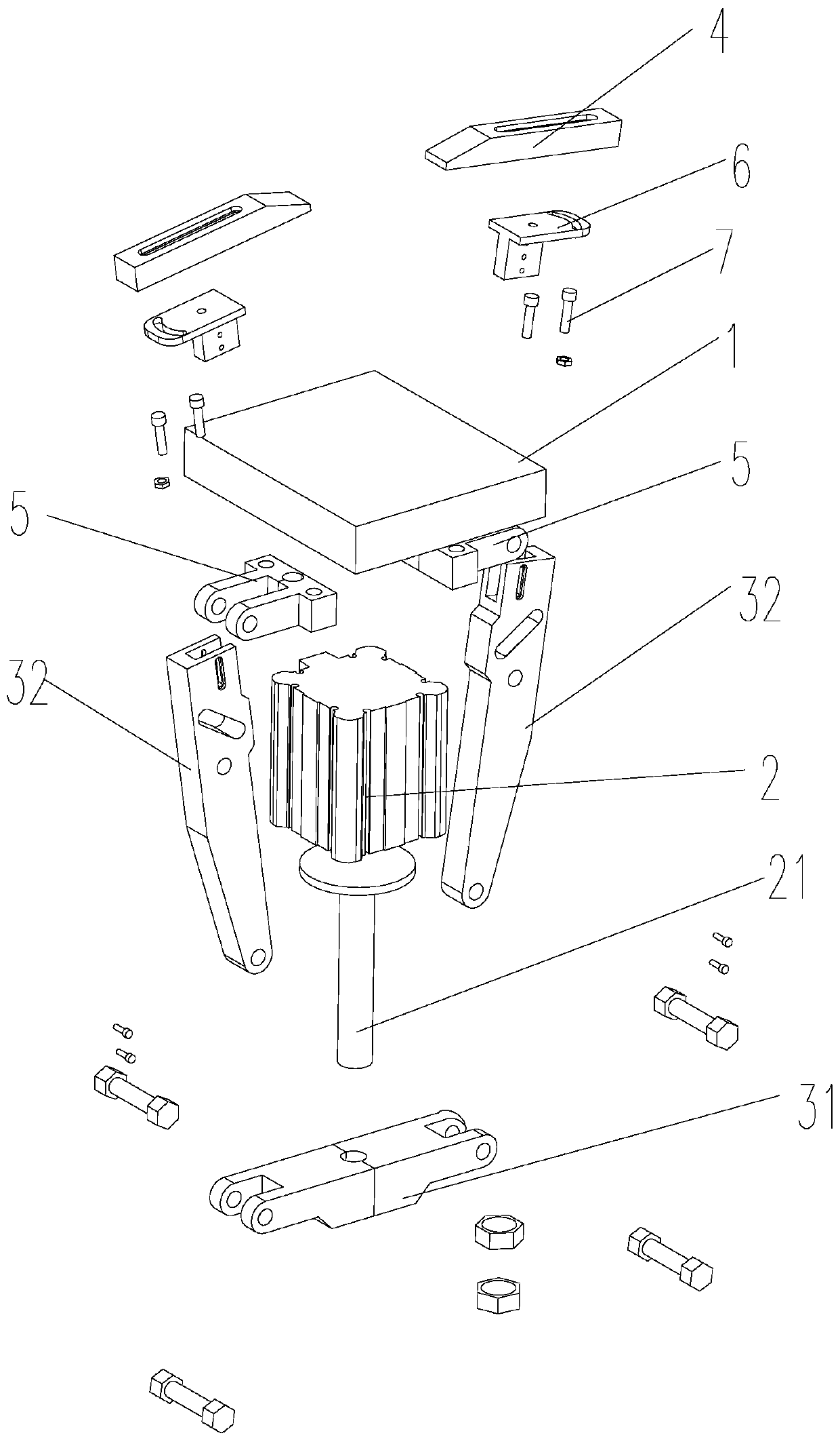 Pneumatic clamp