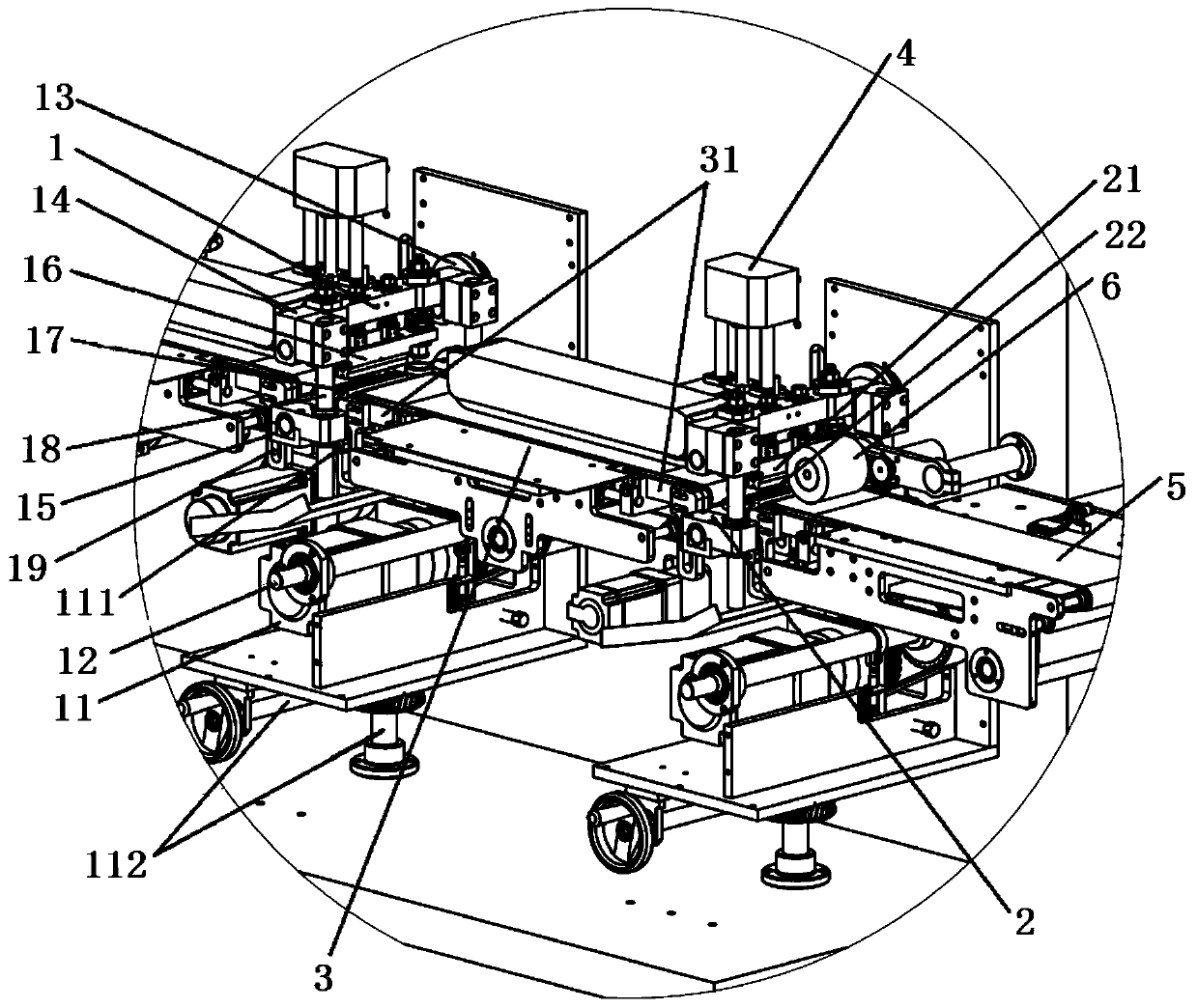 Double-end-sealed reciprocating type high-speed pillow packing machine and packing technology thereof