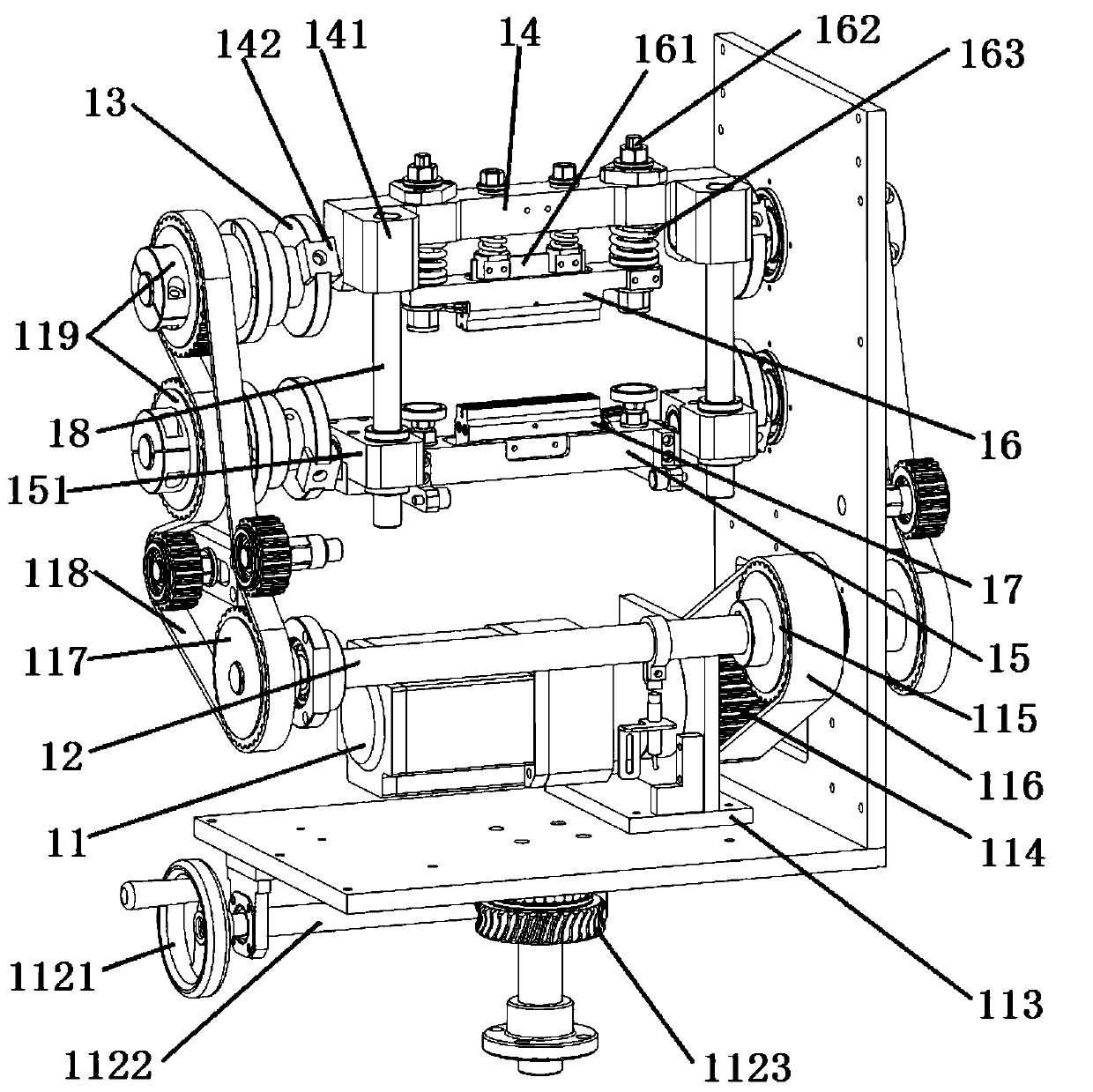 Double-end-sealed reciprocating type high-speed pillow packing machine and packing technology thereof