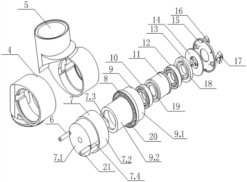 Swing joint for realizing force balance and mechanism limit by using internal bending springs