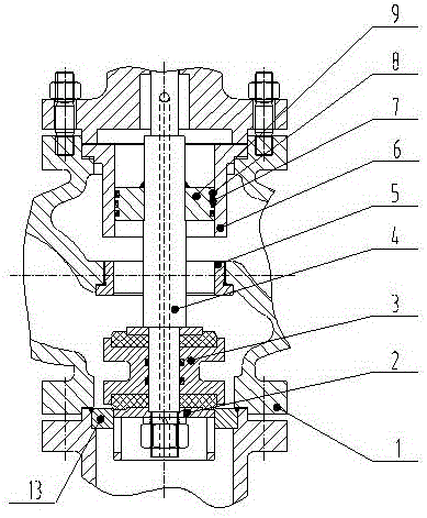 A three-way control valve for high pressure