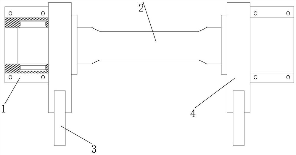 A connection structure between torsion bar and rocker arm of rolling stock anti-rolling torsion bar device