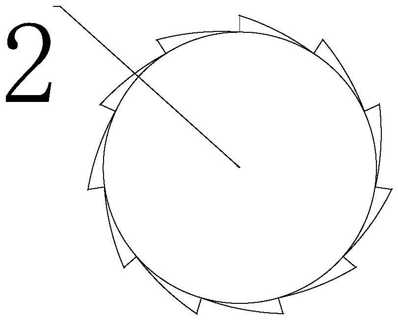 A connection structure between torsion bar and rocker arm of rolling stock anti-rolling torsion bar device