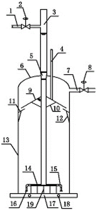 Large-scale livestock breeding anaerobic reaction tank