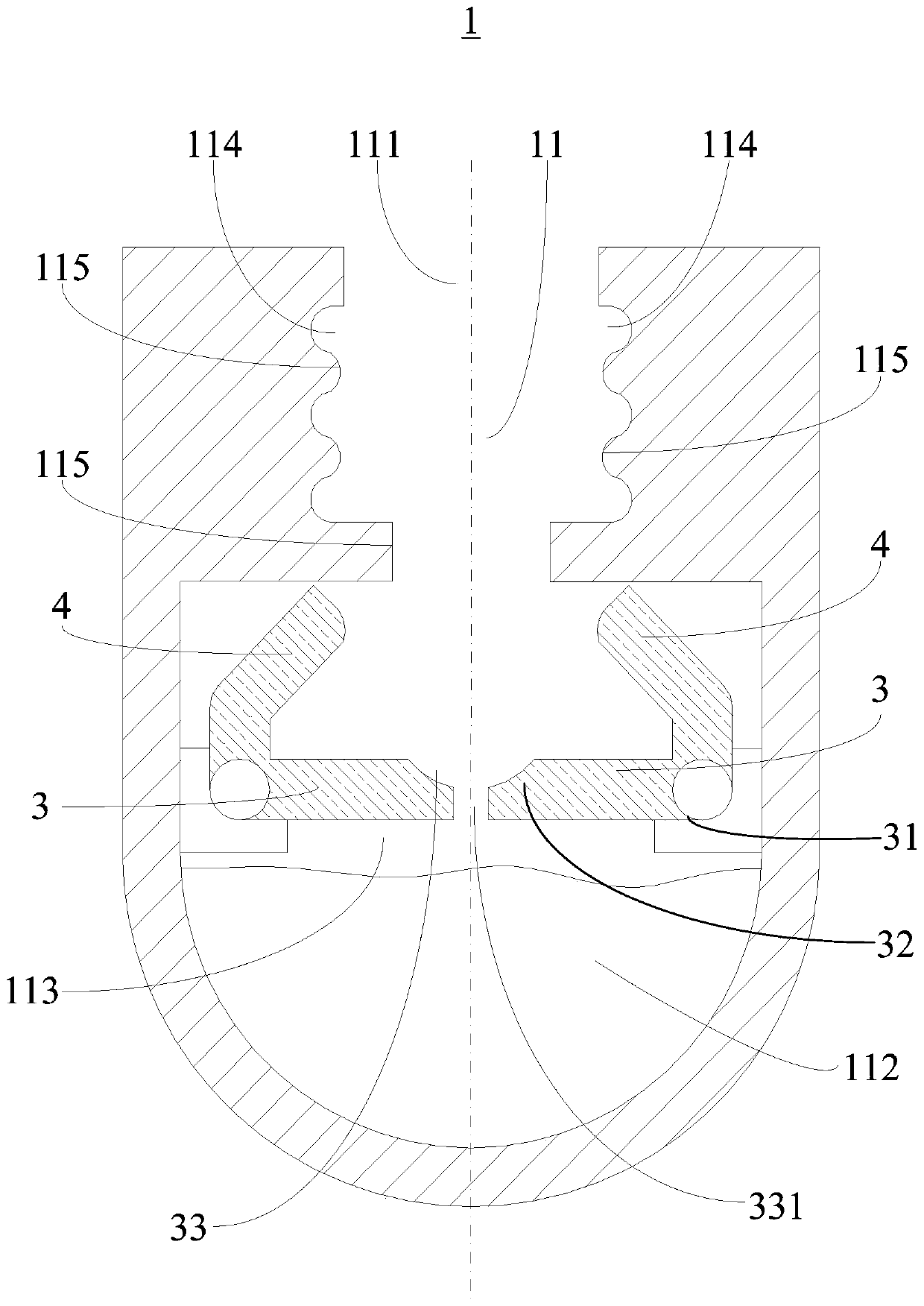 Device capable of carrying out purification along with production line