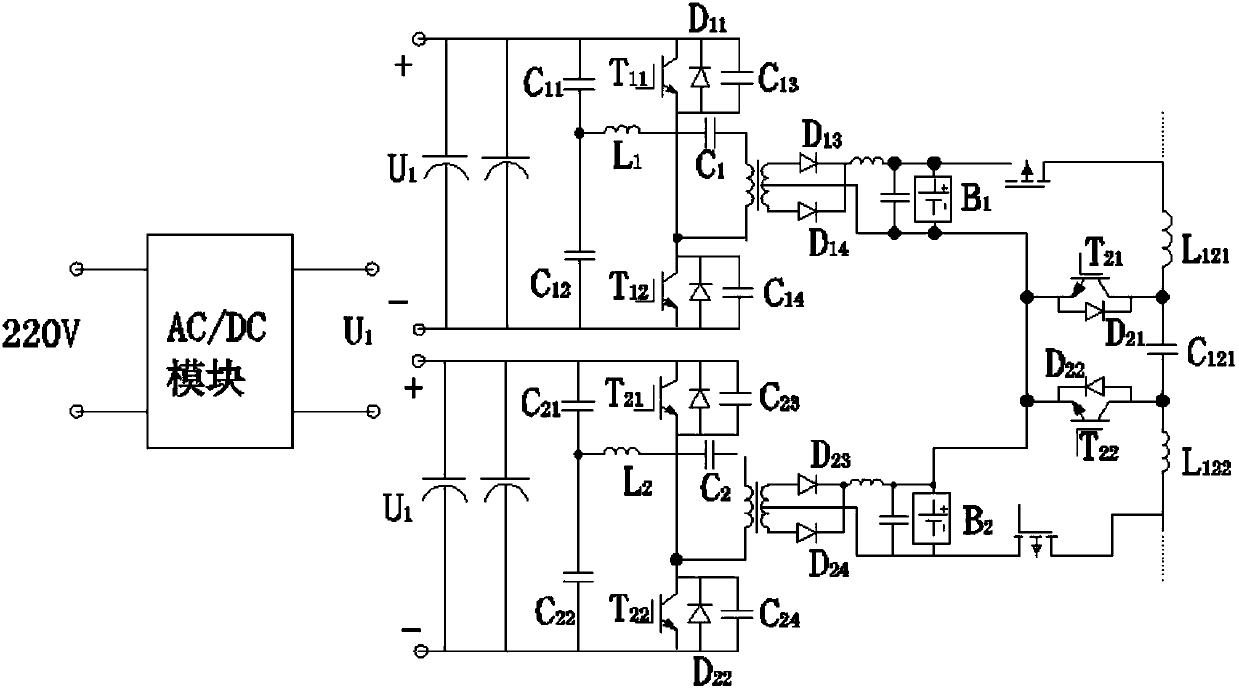 Equalizing charging circuit for battery pack, and control circuit for equalizing charging circuit