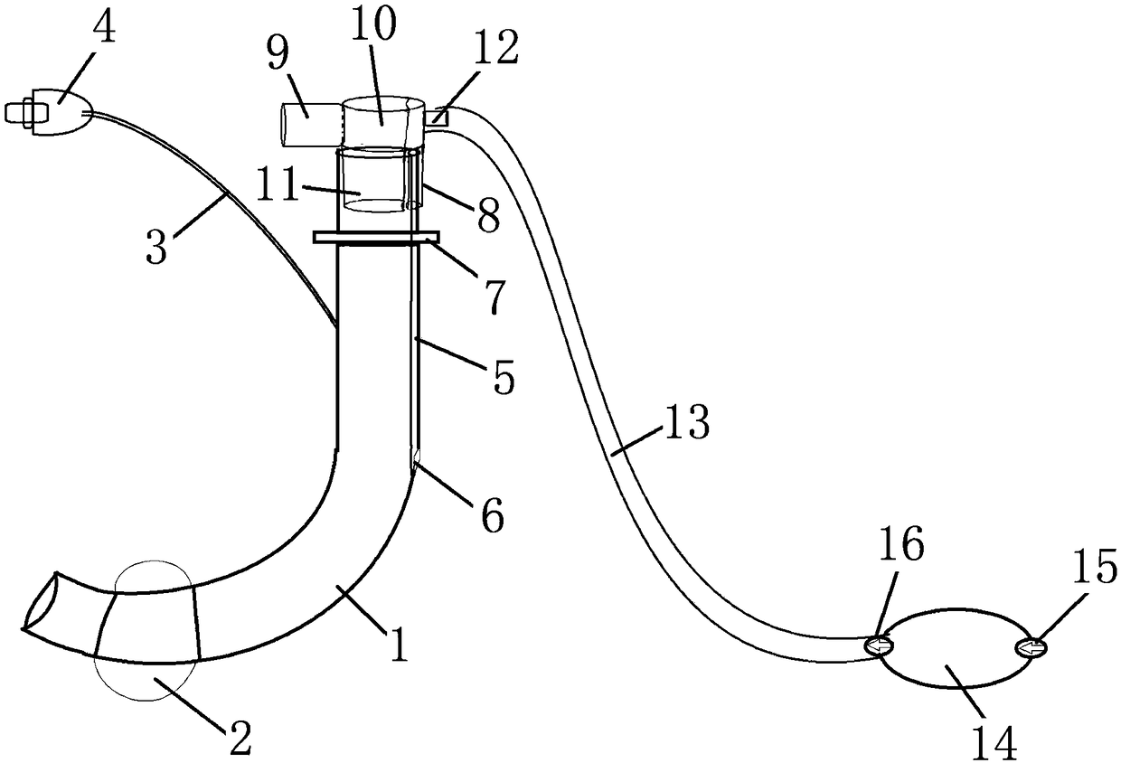 Speaking self-control and hypolarynx sputum aspiration tracheotomy tube