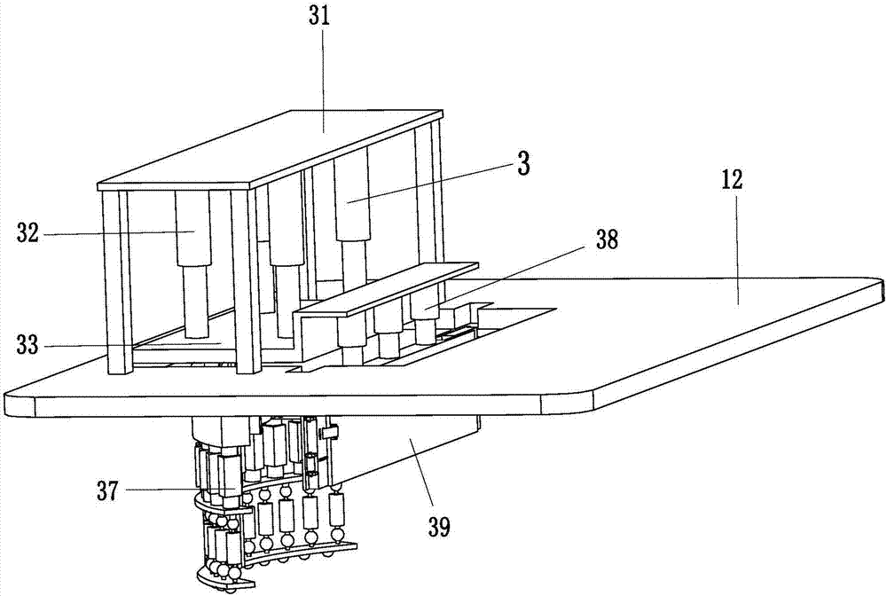 Automatic smoothing and scrubbing device for pebble landscape used for building outdoor landscape modeling