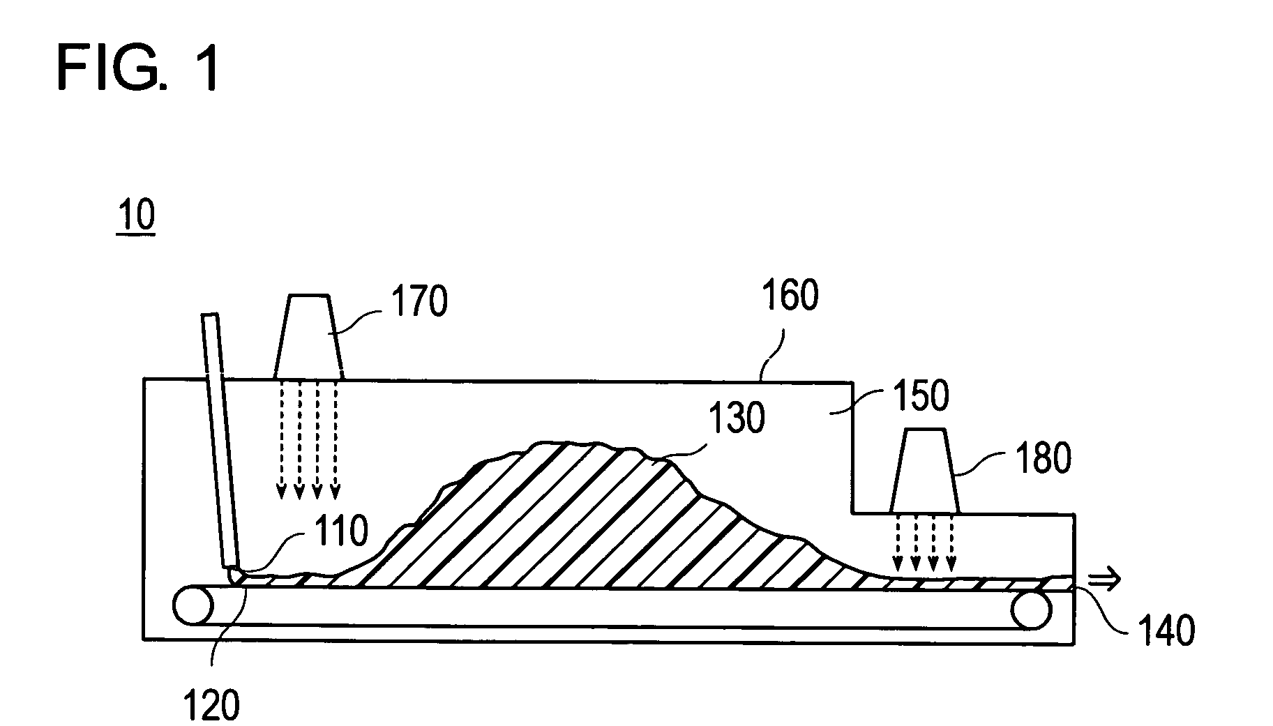 Method for continuous production of water-absorbent resin