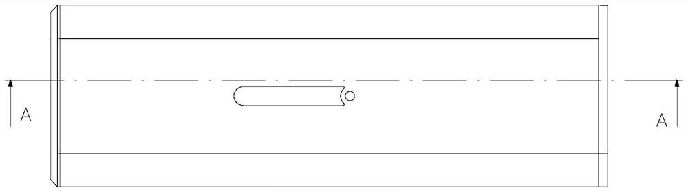 Replacement structure of discharging device and discharging device