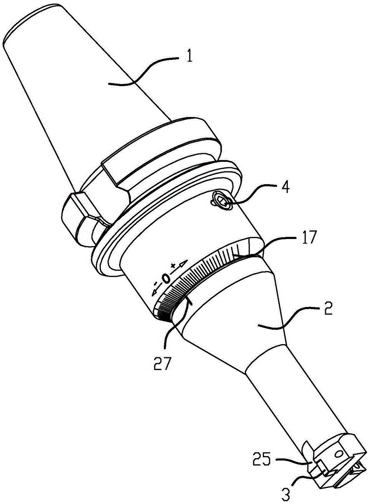 Adjustable precise boring cutter