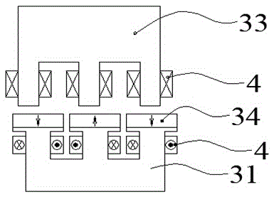 Bilateral normal electromagnetic actuator with high performance