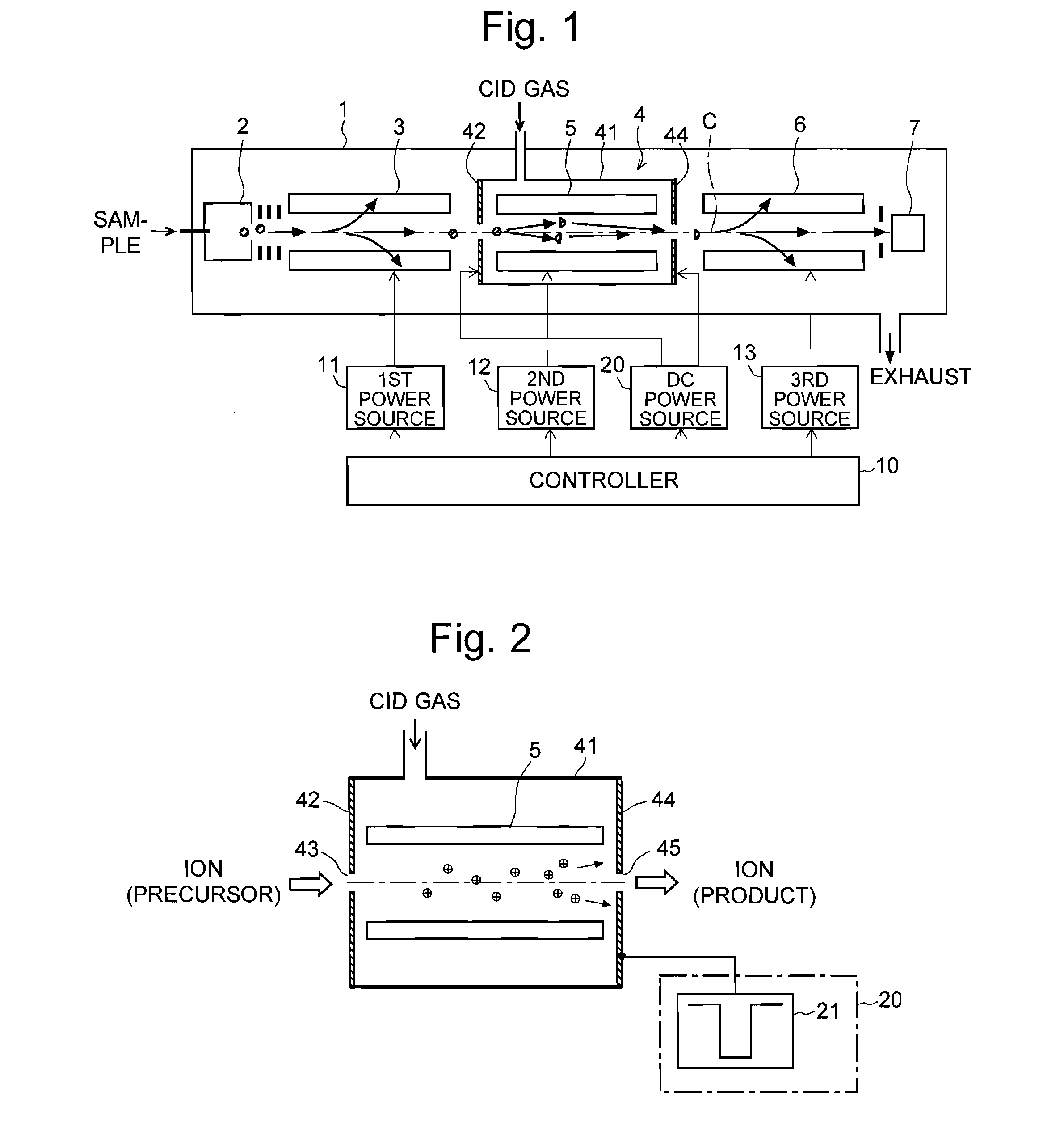 Ms/ms mass spectrometer