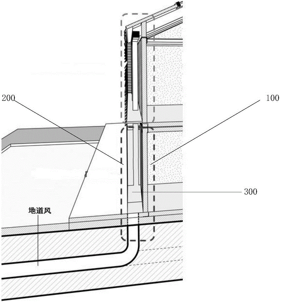 Ventilation and thermal insulation buffering interlayer structure for exterior building surface