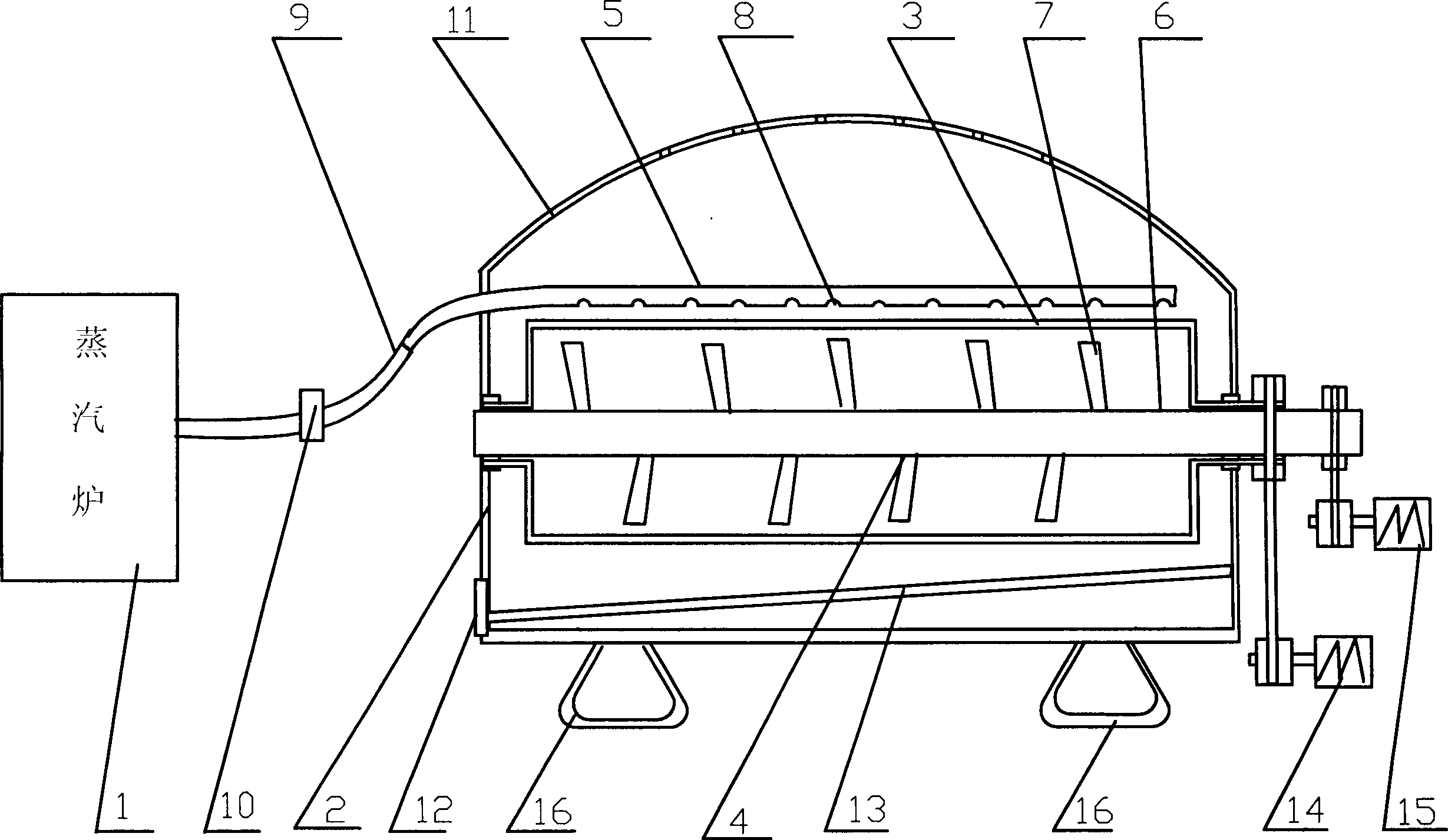 Production method of Mocha tea and special equipment thereof