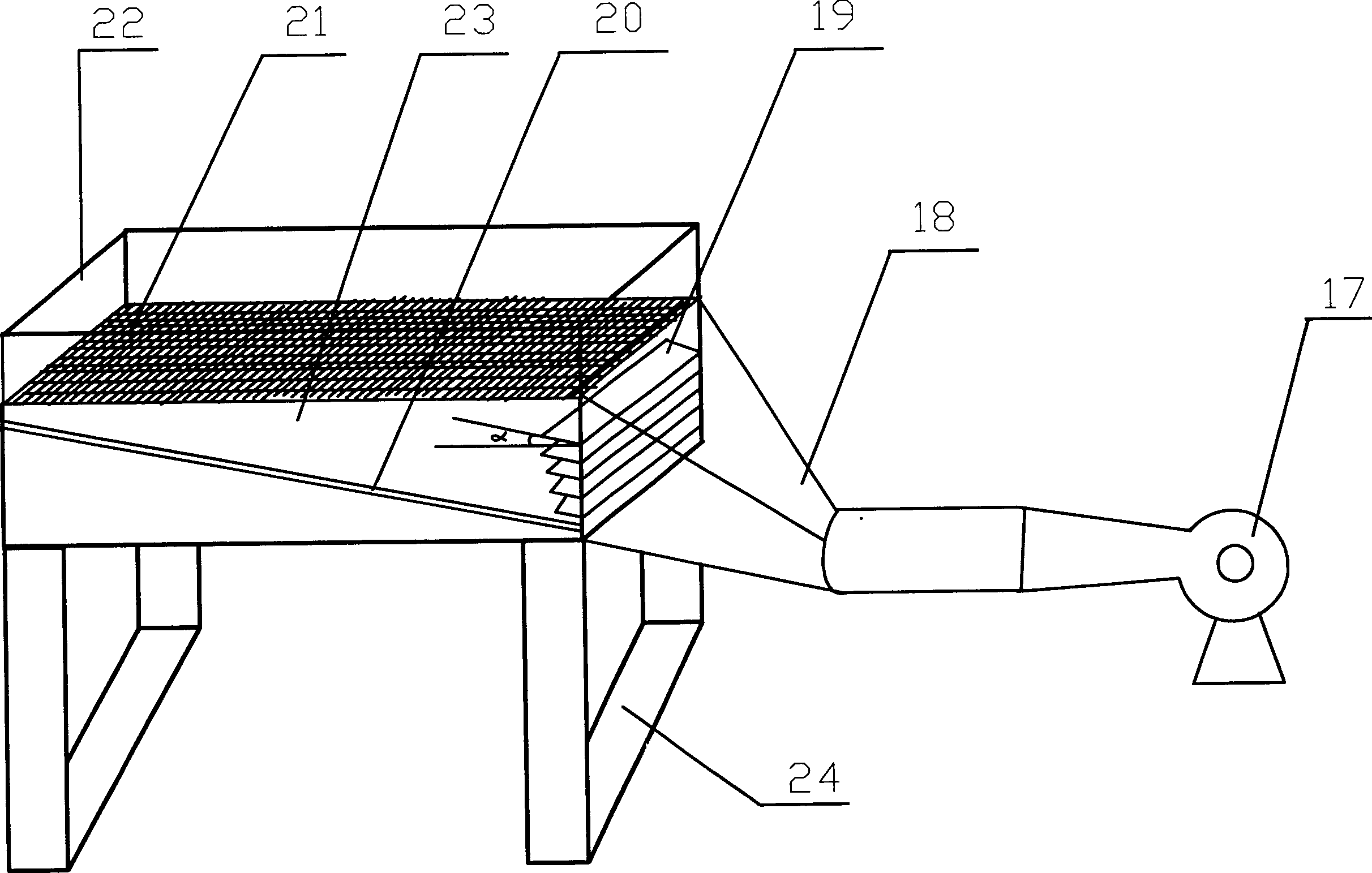 Production method of Mocha tea and special equipment thereof