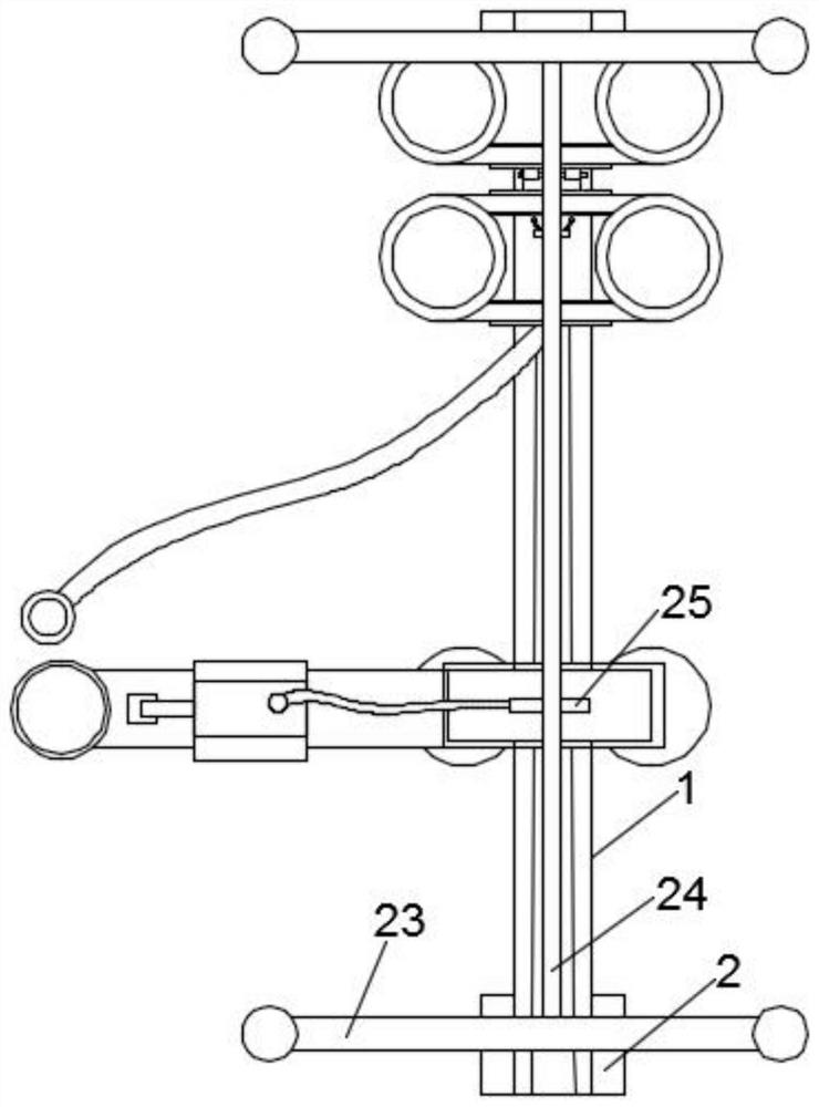 An energy-saving traction device applied to river vessel traction