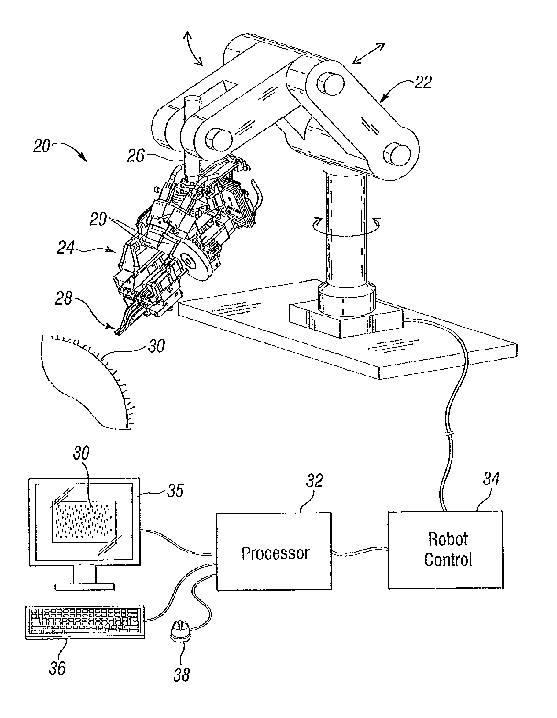 Systems and methods for harvesting and implanting hair using image-generated topological skin models